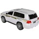 Toyota Land Cruiser Radio Control Model Toy Car With Remote - White