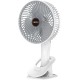 Plastic 4 Clamp fan rechargeable, 45W