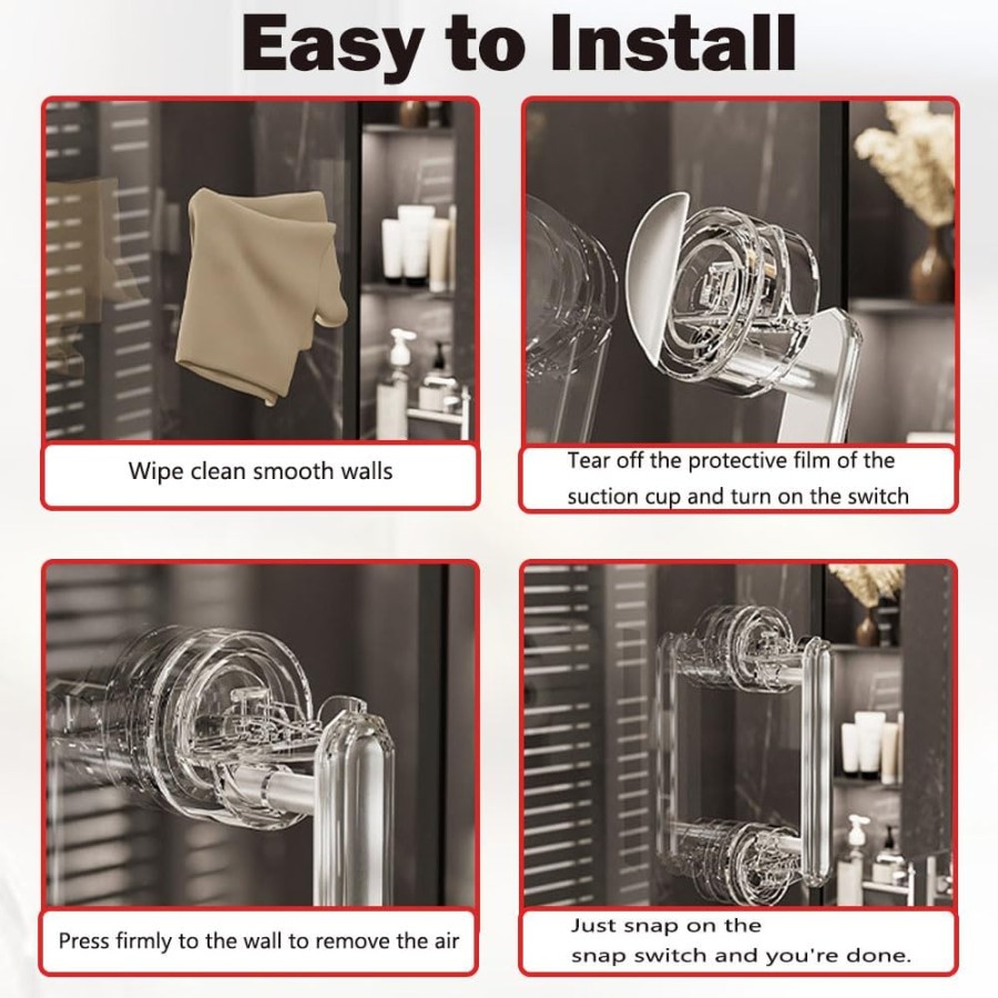 Strong Suction Cup Door Handle