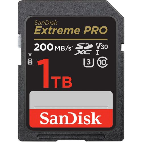 SANDISK EXTREME PRO SDXC 1TB UHS-1 MEMORY CARD 200MB/S