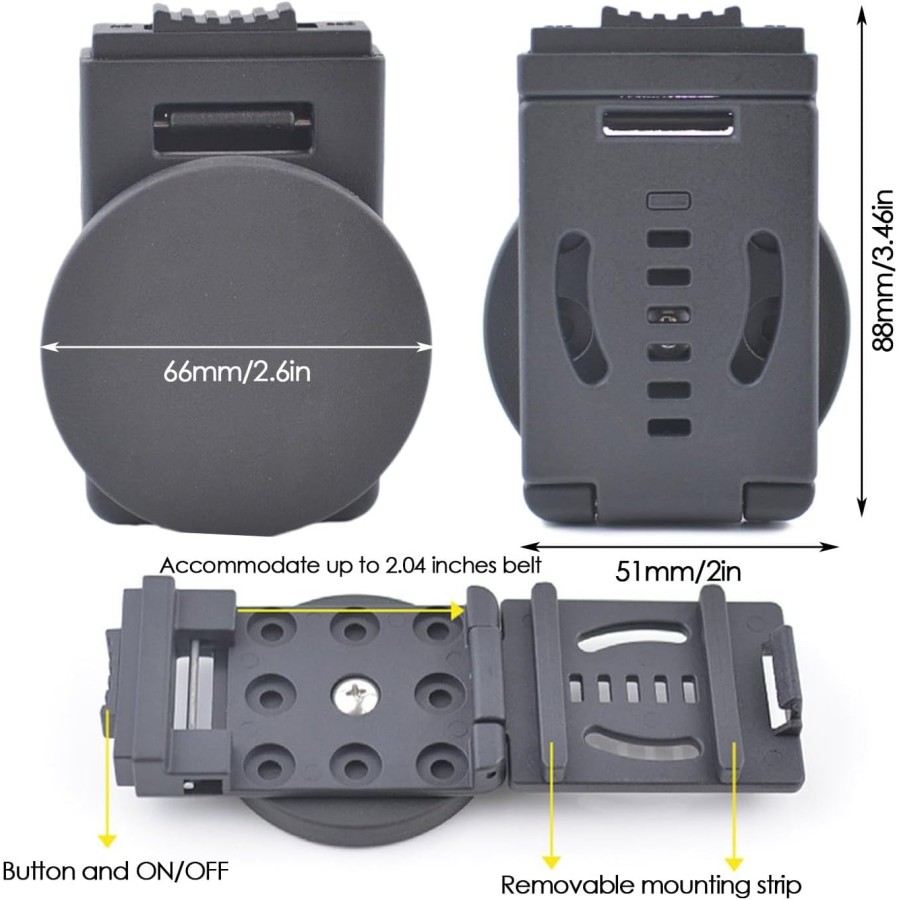Magnetic Hammer Screwdriver Holder for Tool Belt Clip