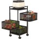 MIRALUX SQUARE FRUIT BASKET 3LAYER for Kitchen