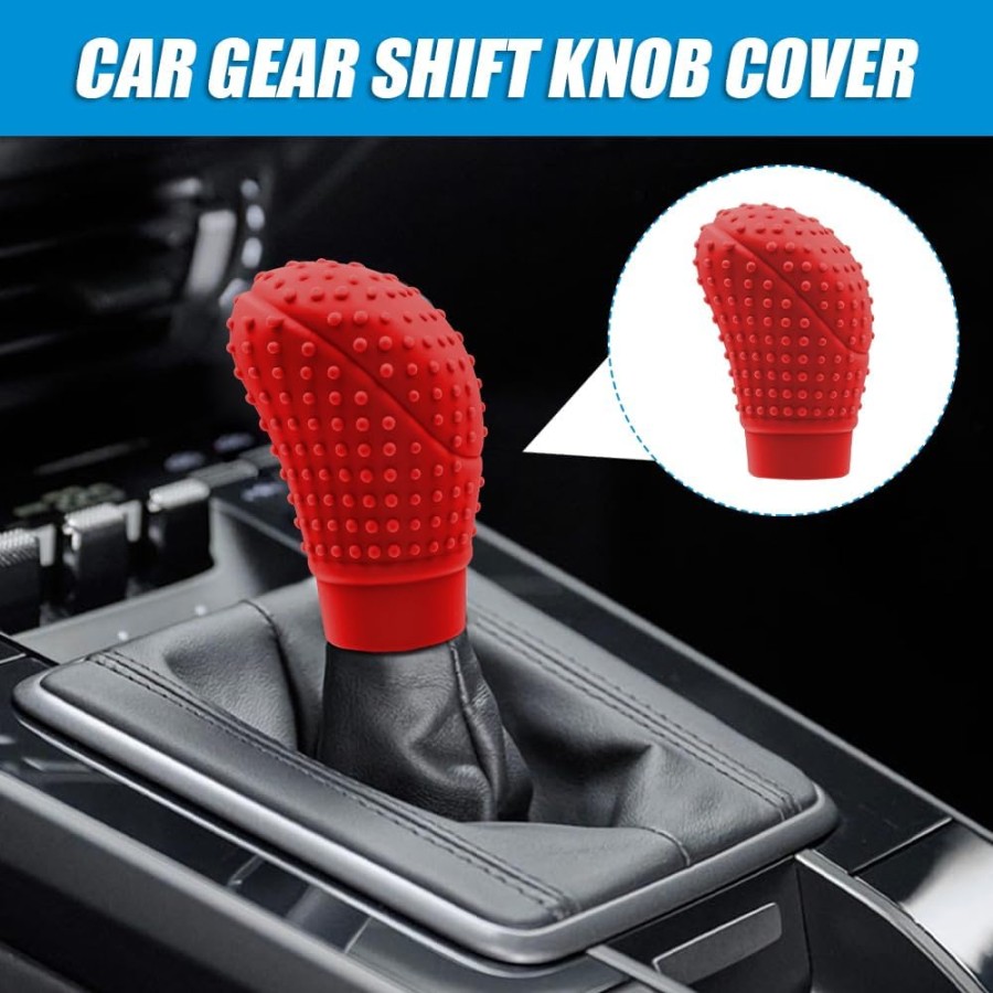 Silicone Universal Gear Shifter Knob Cover for Cars