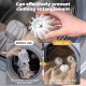 2Pcs Silicon Laundry Dryer Ring Balls - Grey