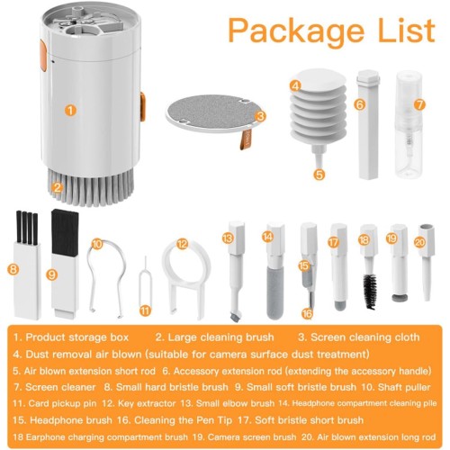 20 in 1 Multifunctional cleaning kit