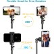 Selfie Tripod Stand with Bluetooth Remote – Compatible with Cameras & Mobile Phones