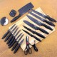 18-Piece Stainless Steel Kitchen Knife Set