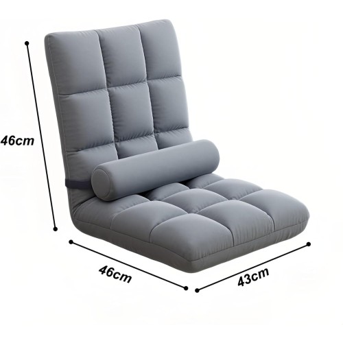 Folding Lounge Floor Sofa with  Recliner Back Support