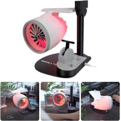 Nikola Creative Turbo Engine Shape Desktop Fan Nikola Creative Turbo Engine Shape Desktop Fan