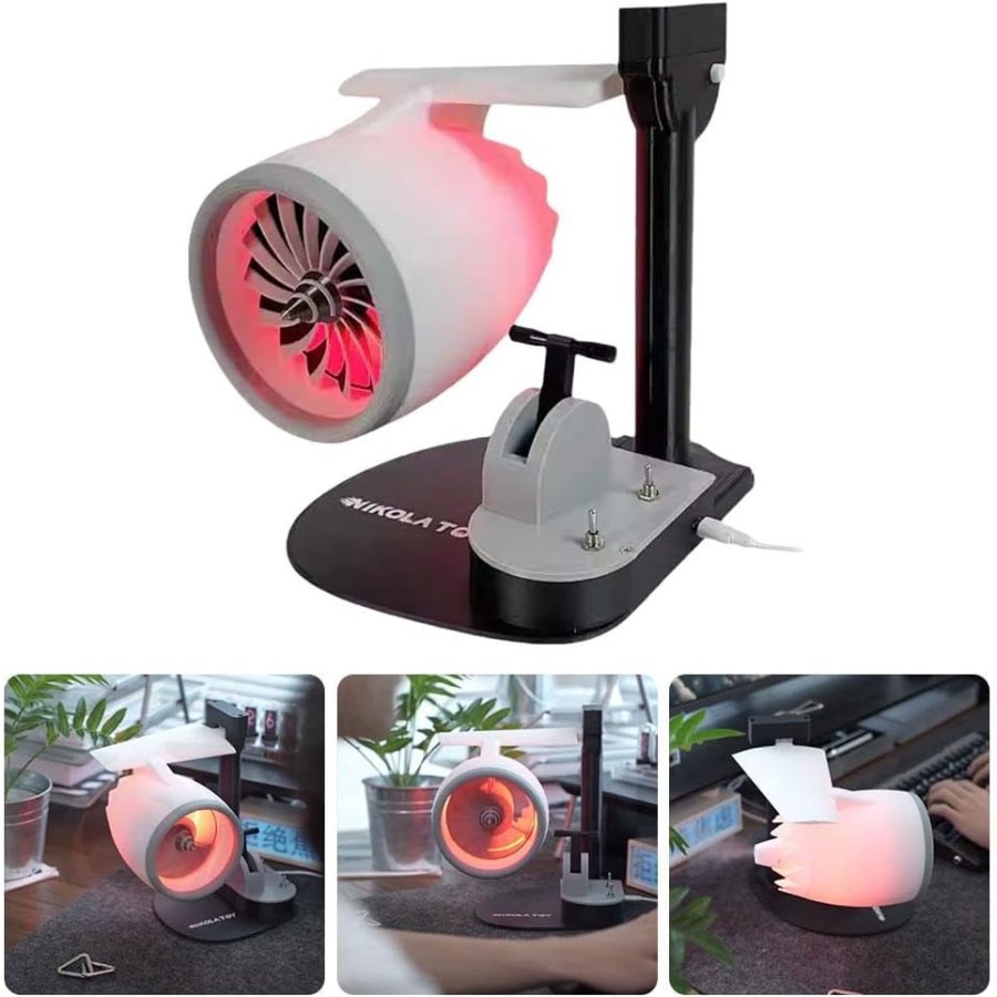 Nikola Creative Turbo Engine Shape Desktop Fan