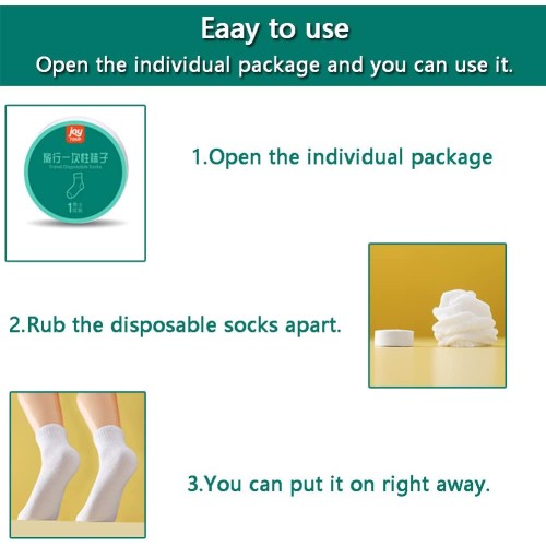 Disposable Compressed Socks 5Pairs