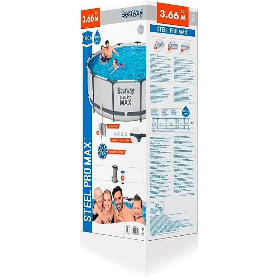 BESTWAY Steel Pro MAX Round Pool - 56418 (366x100cm)