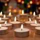 Floating Decorative Tealight Candles 10Pcs Floating Decorative Tealight Candles 10Pcs