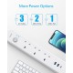 Anker Extension Lead with 2 USB Ports and 4 Wall Outlets, Power Strip 2m cable