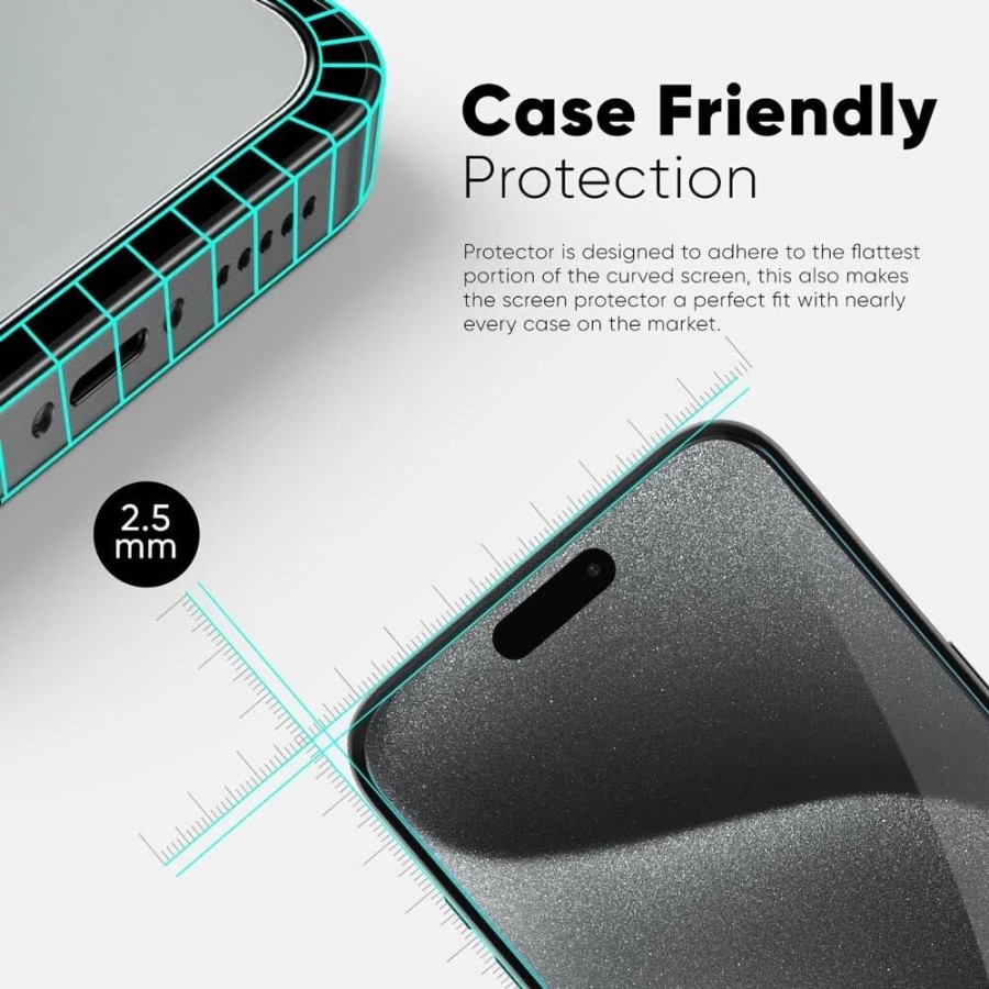 Rocket iPhone 17 Pro Tempered Protection Glass -Clear