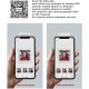 NFC-Powered 1.54inch E-Paper Screen Mini Digital Picture Frames