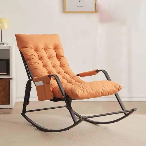 Anti-slip rocking relaxation chair- Brown