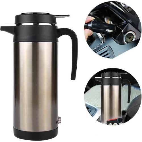 Stainless Steel Electric Car Kettle Flask 1200ml