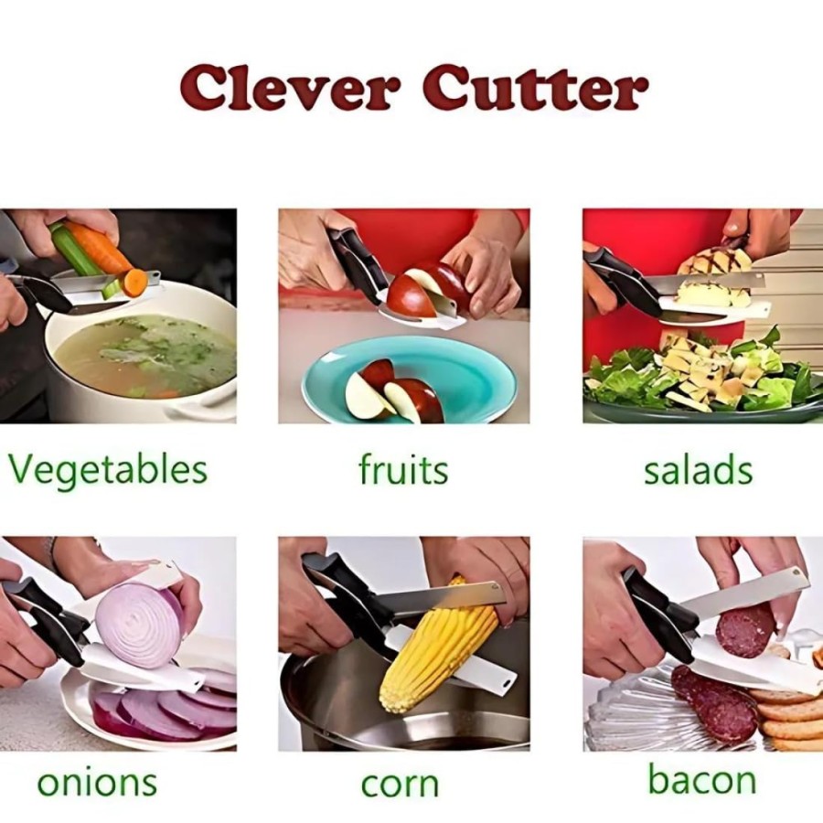 Clever Cutter 2-in-1 Knife & Cutting Board