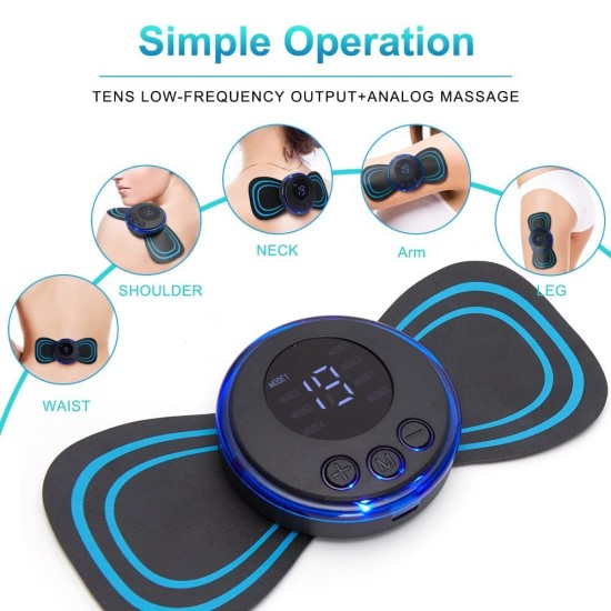 EMS Mini Butterfly Massager with 8 Modes