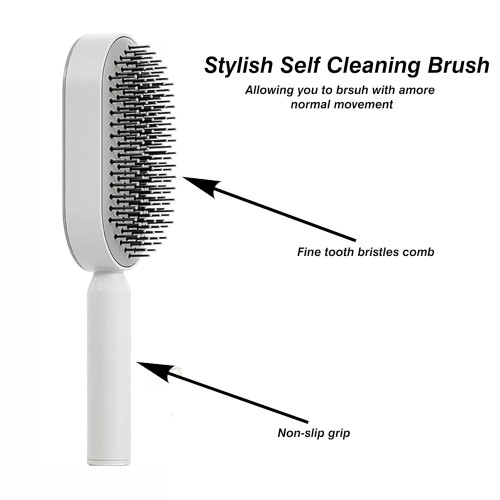  Air Cushion Comb Self Cleaning Hair Brush