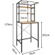 Miralux SHO292-B Washing Machine Storage Rack