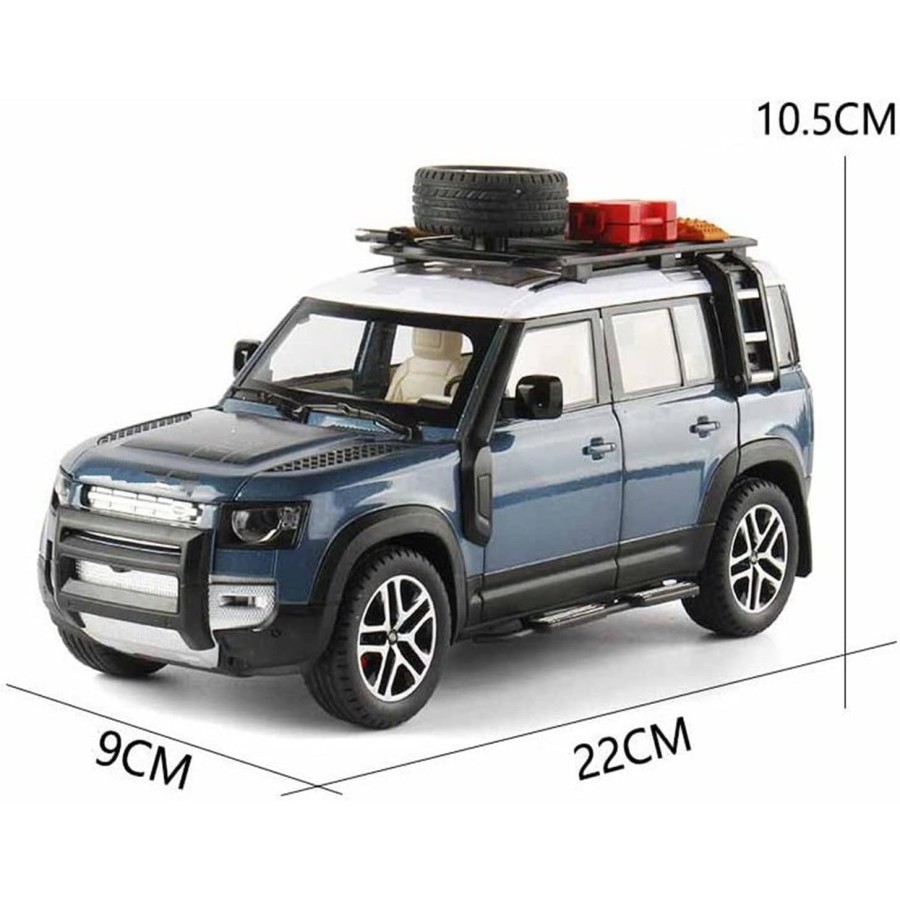 1:22 ScaleLand Rover Defender with Tools Model Sport Toy Car