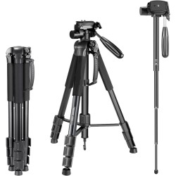 Plokama PK-9950 Portable Aluminum Alloy Camera 2-in-1 Tripod Monopod Max Plokama PK-9950 Portable Aluminum Alloy Camera 2-in-1 Tripod Monopod Max