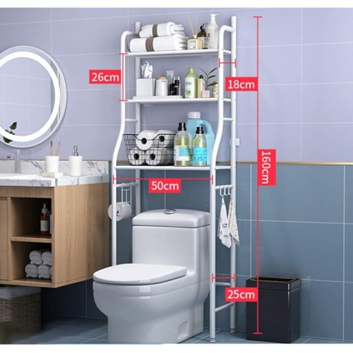 3 Shelf Toilet Organizer Rack