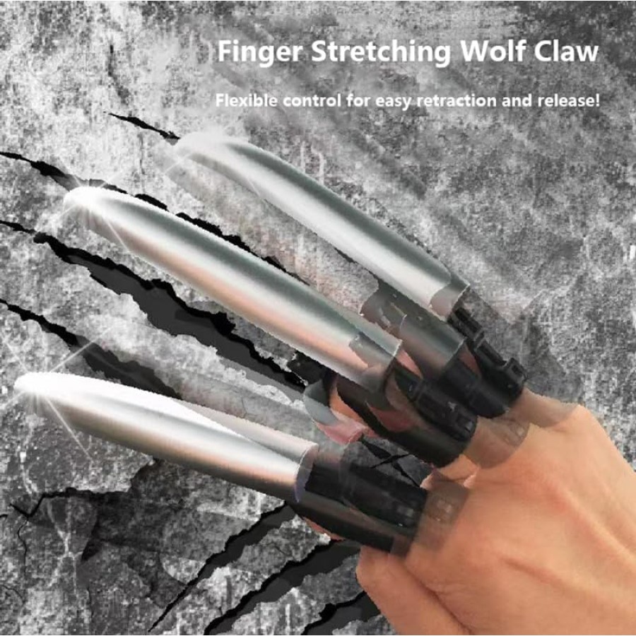  Nutty Anime Cosplay Wolf Claw Replicas Mechanical Fingers - 1pcs