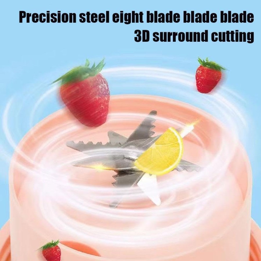  Portable Rechargable Juice Blender 1500ml