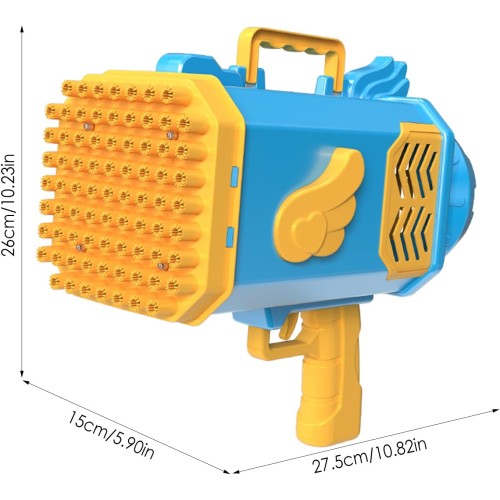 Blower Bubble Gun Machine 77holes