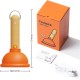 Rechargeable Silicone Night Light with Wooden Handle