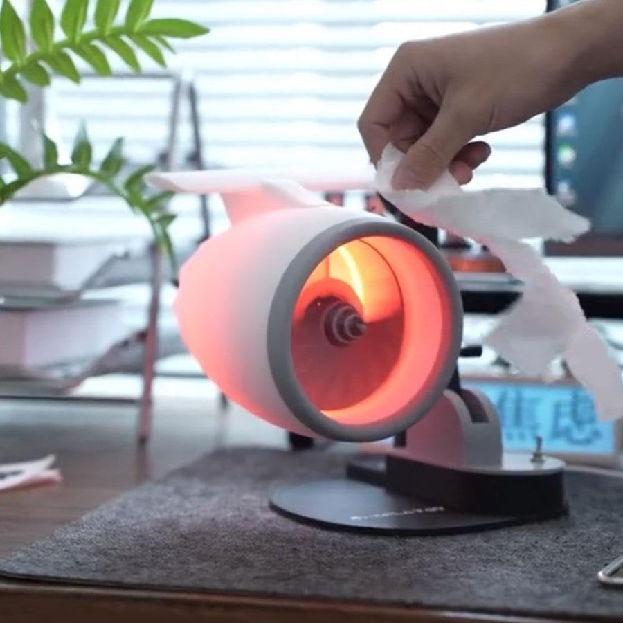 Nikola Creative Turbo Engine Shape Desktop Fan