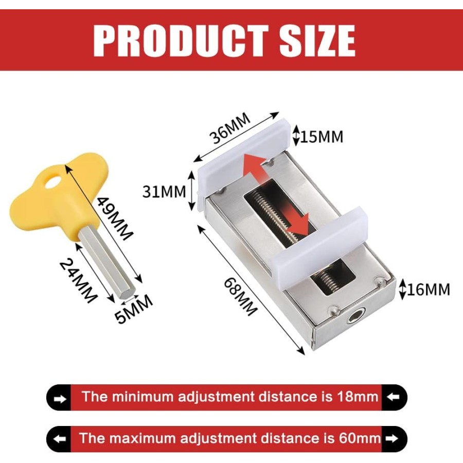 Sliding Window Aluminium Lock