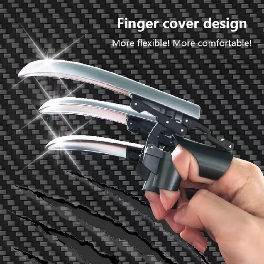  Nutty Anime Cosplay Wolf Claw Replicas Mechanical Fingers - 1pcs