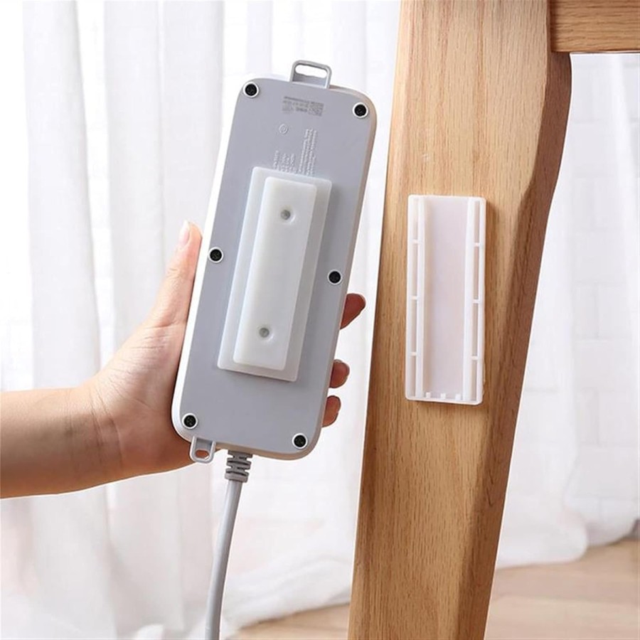 Wall Mount Adhesive Multipurpose Power Strip Holder