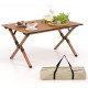  Folding Wooden Camping Table 90x60cm