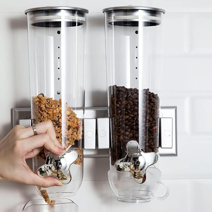 Wall Mounted Cereal & Dry Food Dispenser