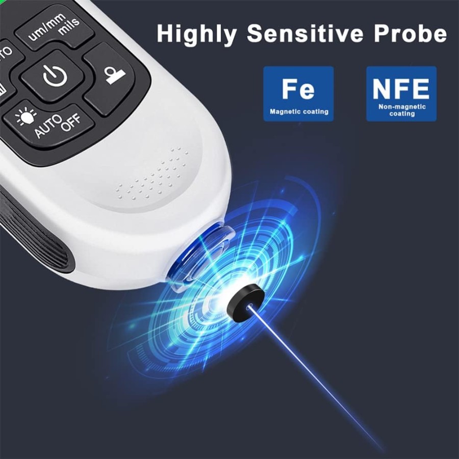 Digital Coating Thickness Gauge Precision Paint Meter for Cars & Industry