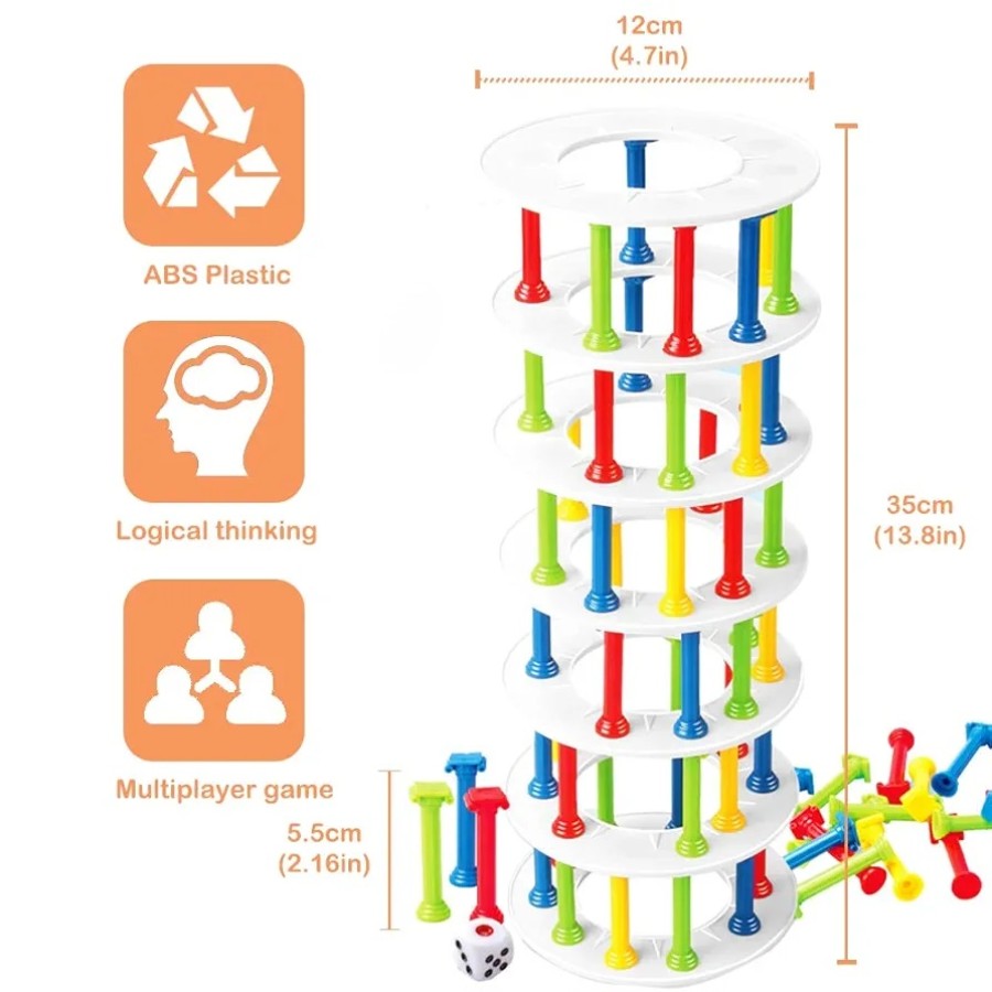  Tower Collapse Crazy Column Game