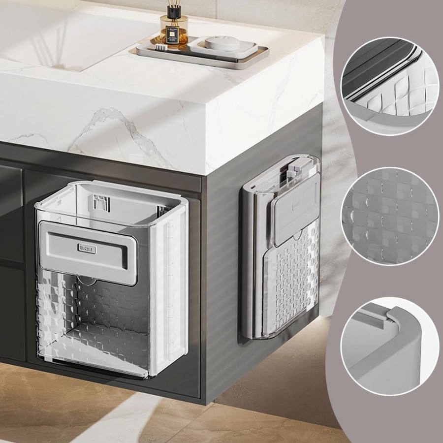 Transparent Wall Mounted Trash Bin