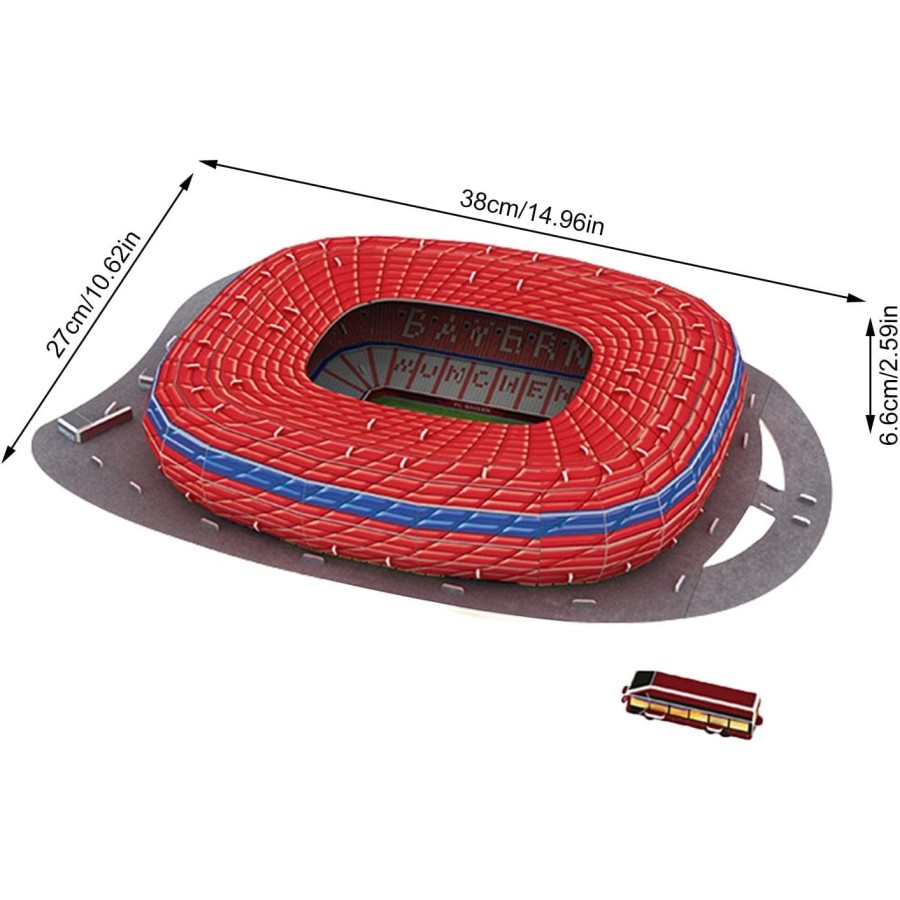 3D Puzzle Stadium Bayern Munich Allianz Arena 63Pcs