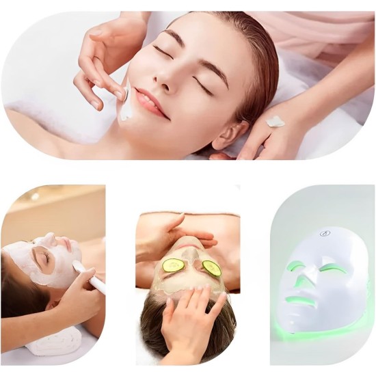 Facial Beauty Light Therapy LED Face Mask Device