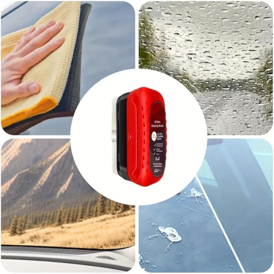 Car Glass & Windshield Cleaner – Oil Film & Water Spot Remover