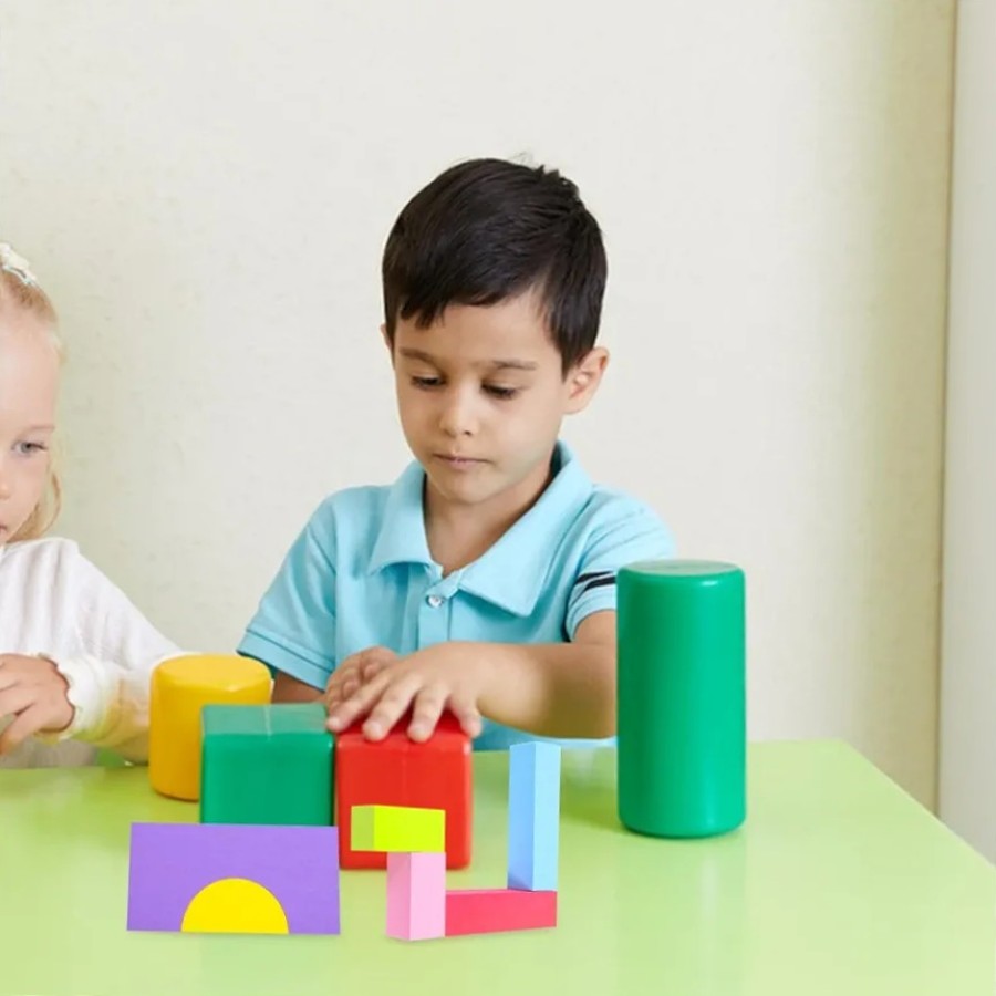 Colorful EVA Soft Foam Building Blocks – 124 PCS Educational Toy Colorful EVA Soft Foam Building Blocks – 124 PCS Educational Toy