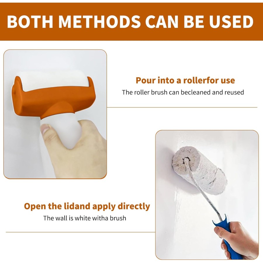 Wall Repair Paint Roller - White