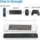 4-in-1 W3 Air Mouse Voice Remote 2.4g Wireless Remote Control 4-in-1 W3 Air Mouse Voice Remote 2.4g Wireless Remote Control