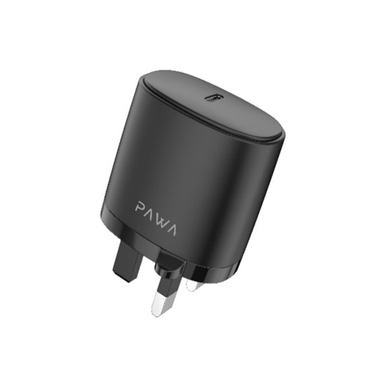 Pawa Solid Travel Charger 20W PD - Black