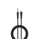 Pawa Nylon Braided  3.5mm Audio Cable 1.2m/4ft - Black